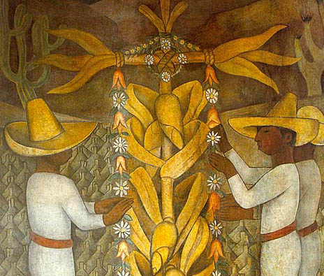 Rivera (Diego): The Maize Festival (1923-24 detail)