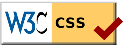Valid CSS 3 by W3C