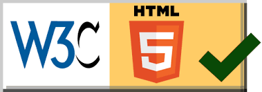 Valid HTML 5 by W3C